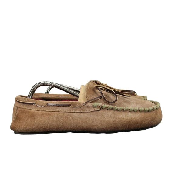 Woolrich Shoes Men 7.5 Slipper Loafer Leather Moccasin Comfort Casual Flannel XS main image 12